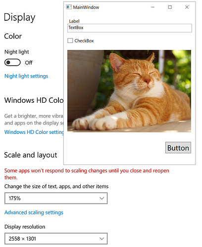wpf 175% Win 10 scaling