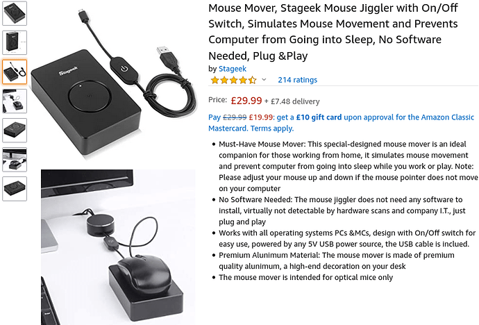 Stageek Mouse Mover